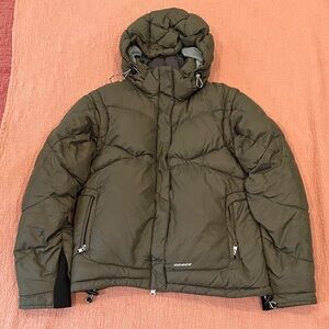 Orage convertible jacket / vest size 10 wm’s Forest Green Quilted